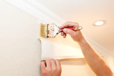 Pose de papier peint à Espiute — revêtements muraux et toiles de verre